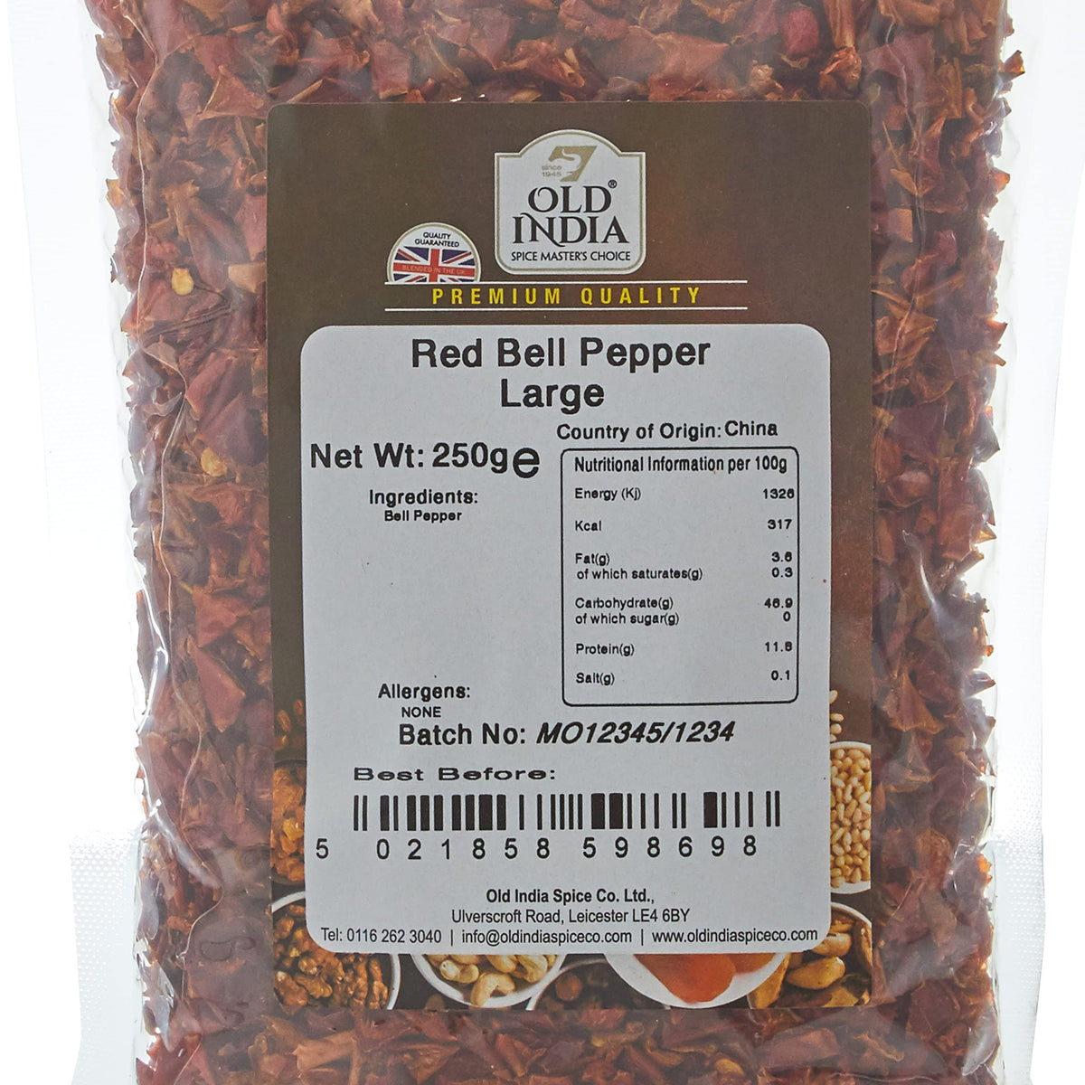 Old India Red Bell Pepper Flakes - 100% Natural, Additive-Free | 250g 2