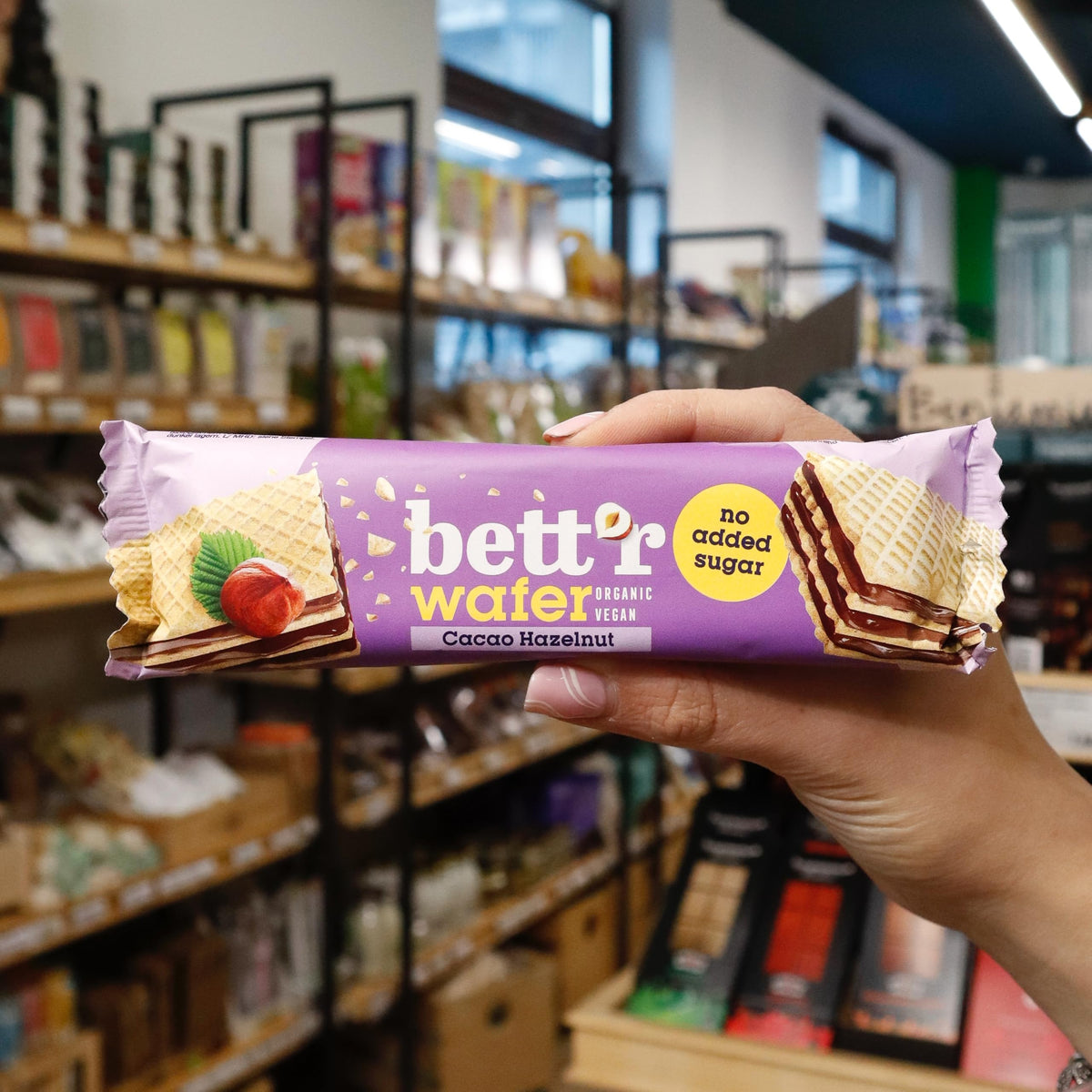 bett'r GUILT FREE Hazelnut Wafers - No Added Sugar | 650 grams