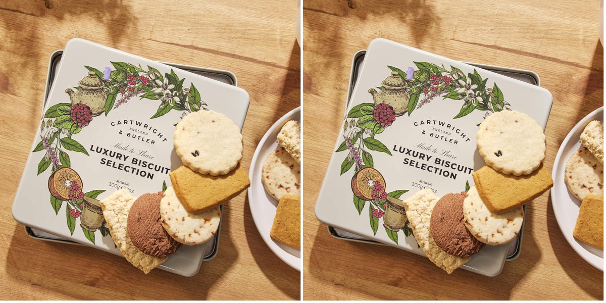 Cartwright & Butler Luxury Biscuit Selection - 2 Tins | Assorted Flavors