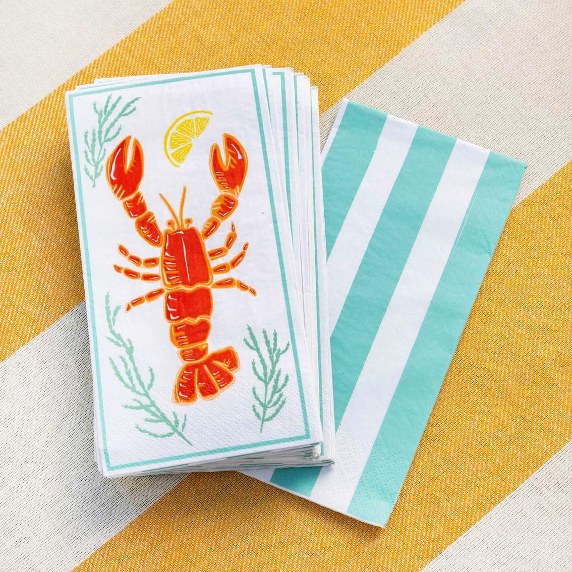 Talking Tables Lobster Napkins - Pack of 16 | Paper | Standard Size 1