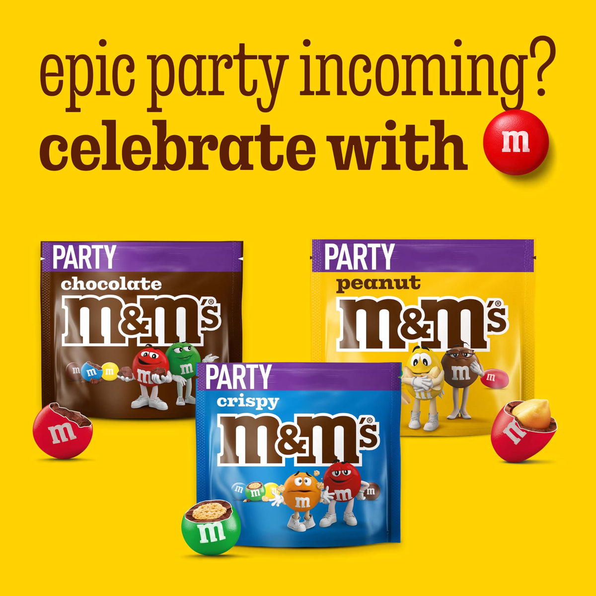 M&M's Peanut Milk Chocolate Candy - Bulk Box, 24 Packs (45g Each) 5