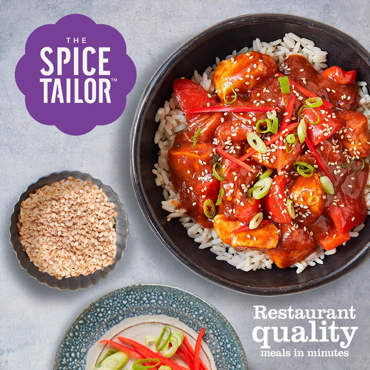 The Spice Tailor Fiery Szechuan Sauce Kit - 5 x 245g Pouches 4