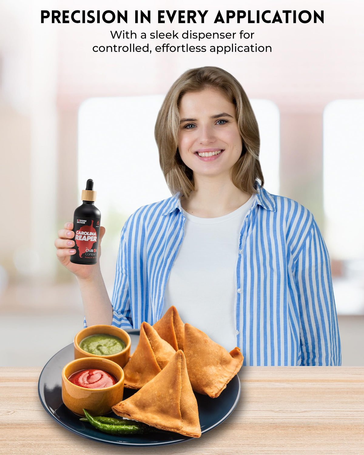 The Chilli Oil Company Extreme Edition Carolina Reaper Chilli Oil - 2-Pack | 200g | Finishing Sauce 5