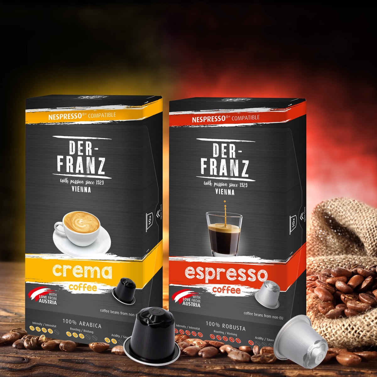 Der-Franz Nespresso Compatible Coffee Capsules - 120 Count Variety Pack 5