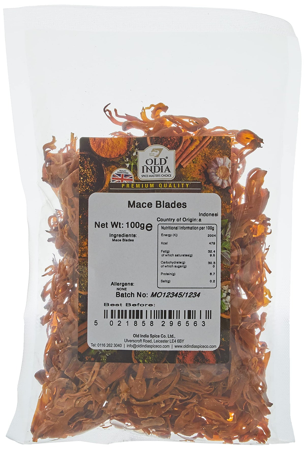 Old India Mace Blades - 100g | Natural, Additive-Free, GMO-Free 1