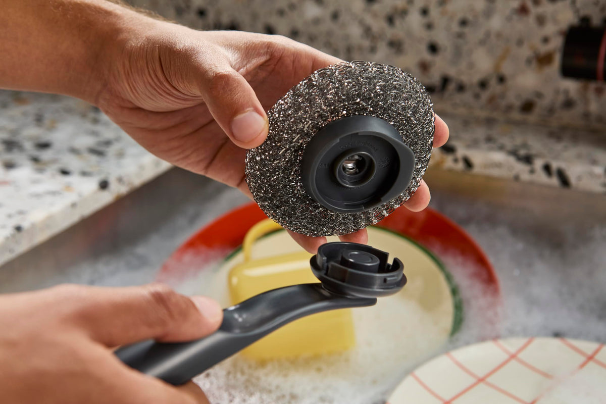 Joseph Joseph SinkTech Stainless Steel Scourer Replacement Heads - 2 Pack 4