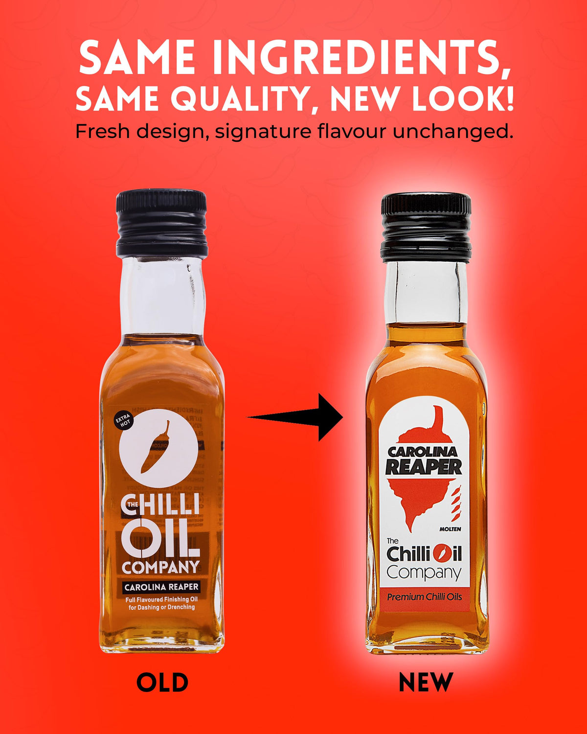 TCOC Carolina Reaper Chilli Oil - Great Taste 2026 2-Star Winner | 3 x 125ml Bottles | Extra Virgin Olive Oil Infused 4