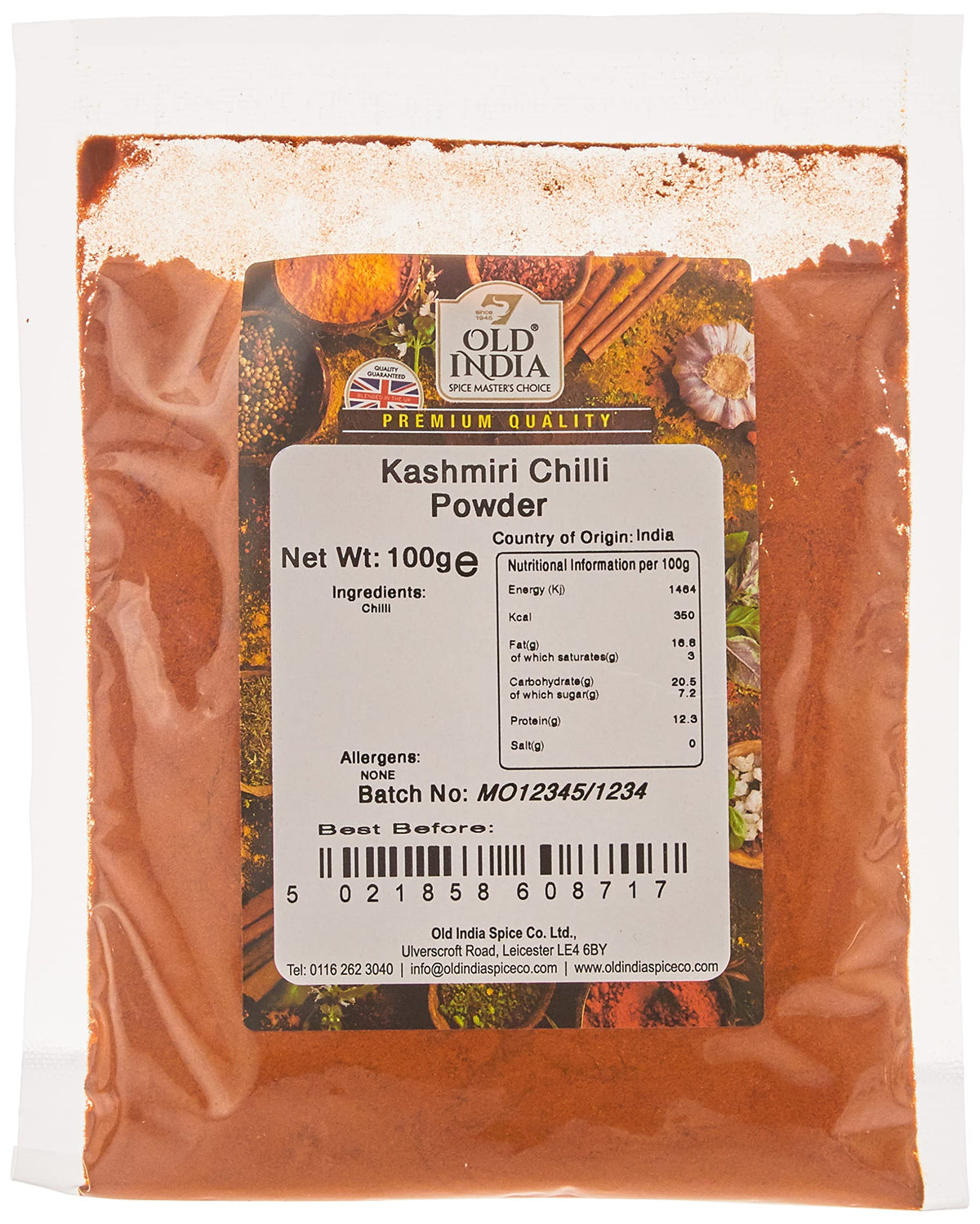 Old India Kashmiri Chilli Powder - 100% Natural | 100g | Powdered Spice 1