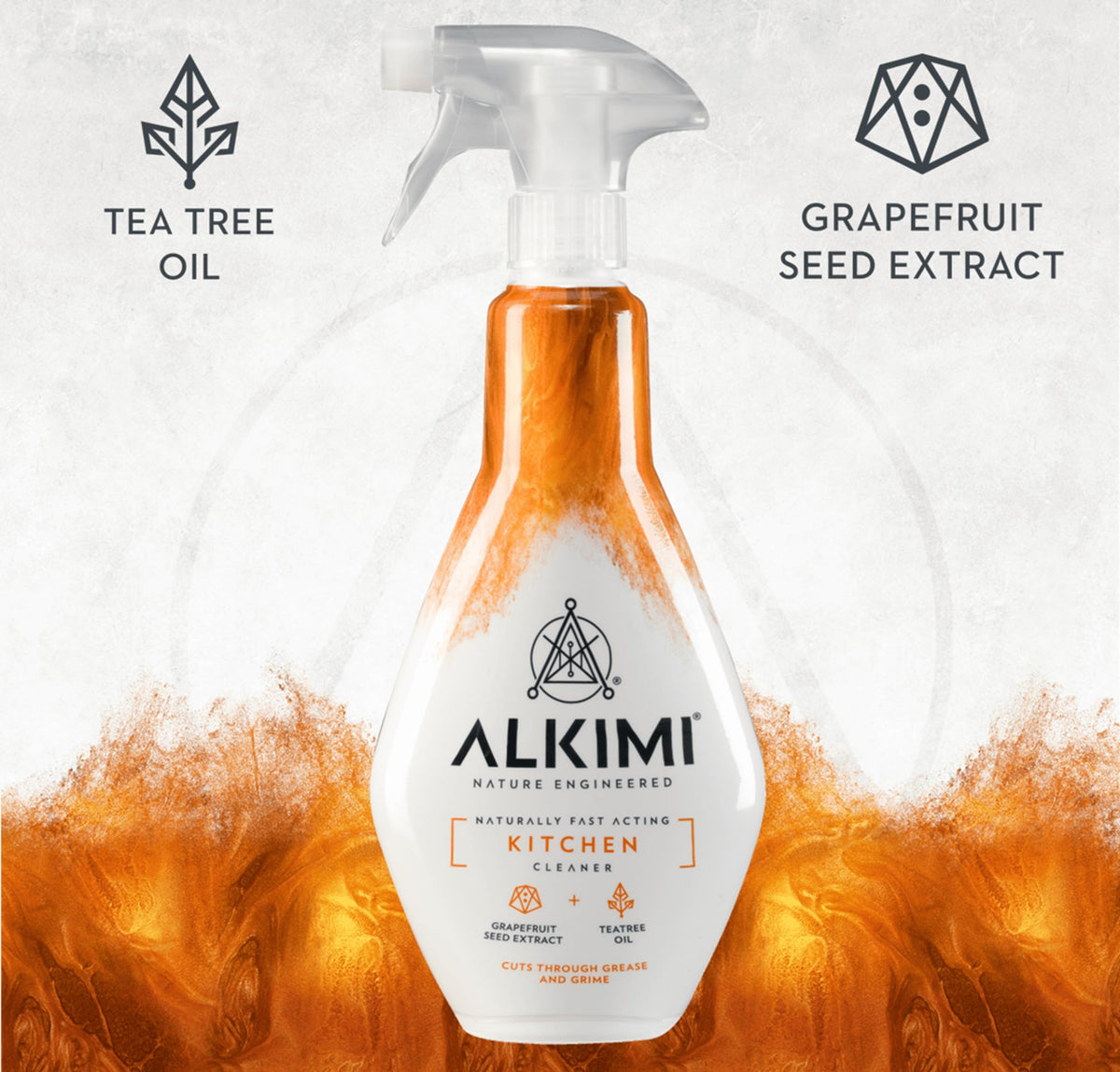 ALKIMI Kitchen Cleaning Spray - Powerful Degreaser, Natural Ingredients | Pack of 2, 250ml Each 4