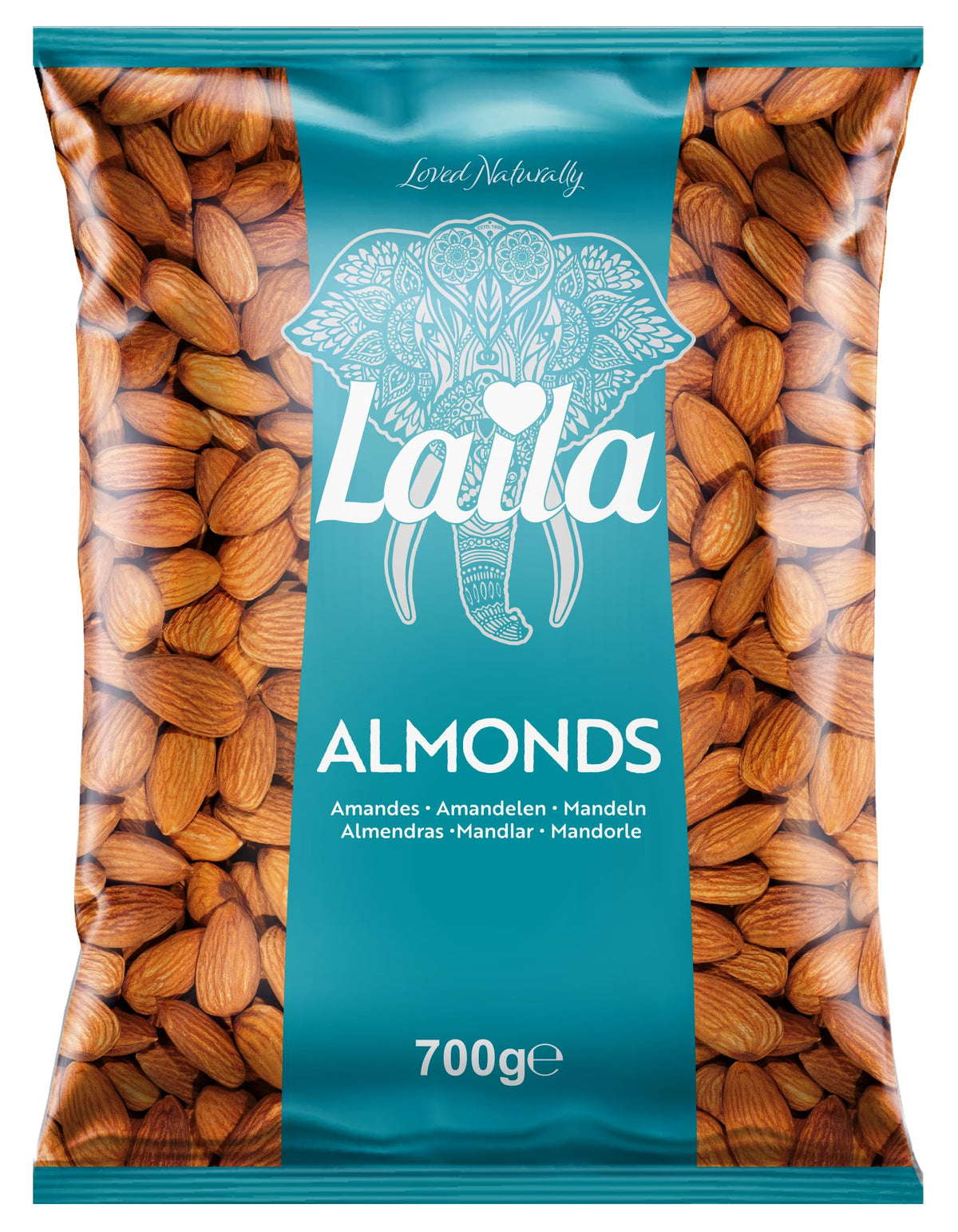 LAILA Almonds - Creamy Taste & Crunchy Texture | 700g Pack 1