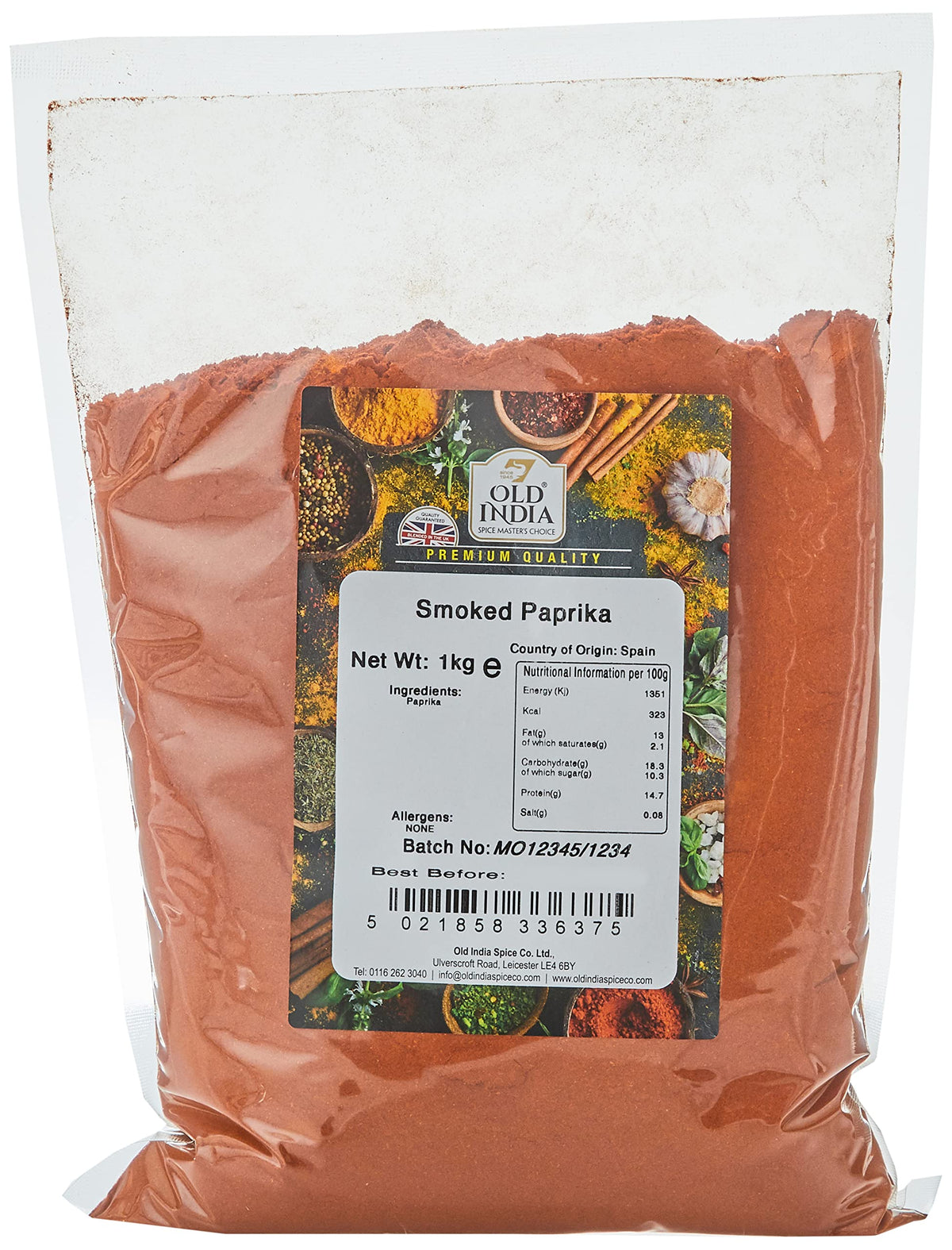 Old India Sausage Spice / Smoked Paprika - 1 kg