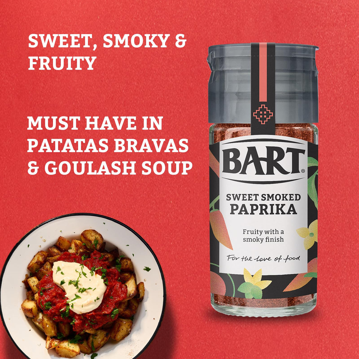 BART Latin American Spice Collection - Cayenne Pepper, Chilli Flakes, Sweet Smoked Paprika, Mild Chilli Powder, Hot Chilli Powder, Fajita Spice Blend 6