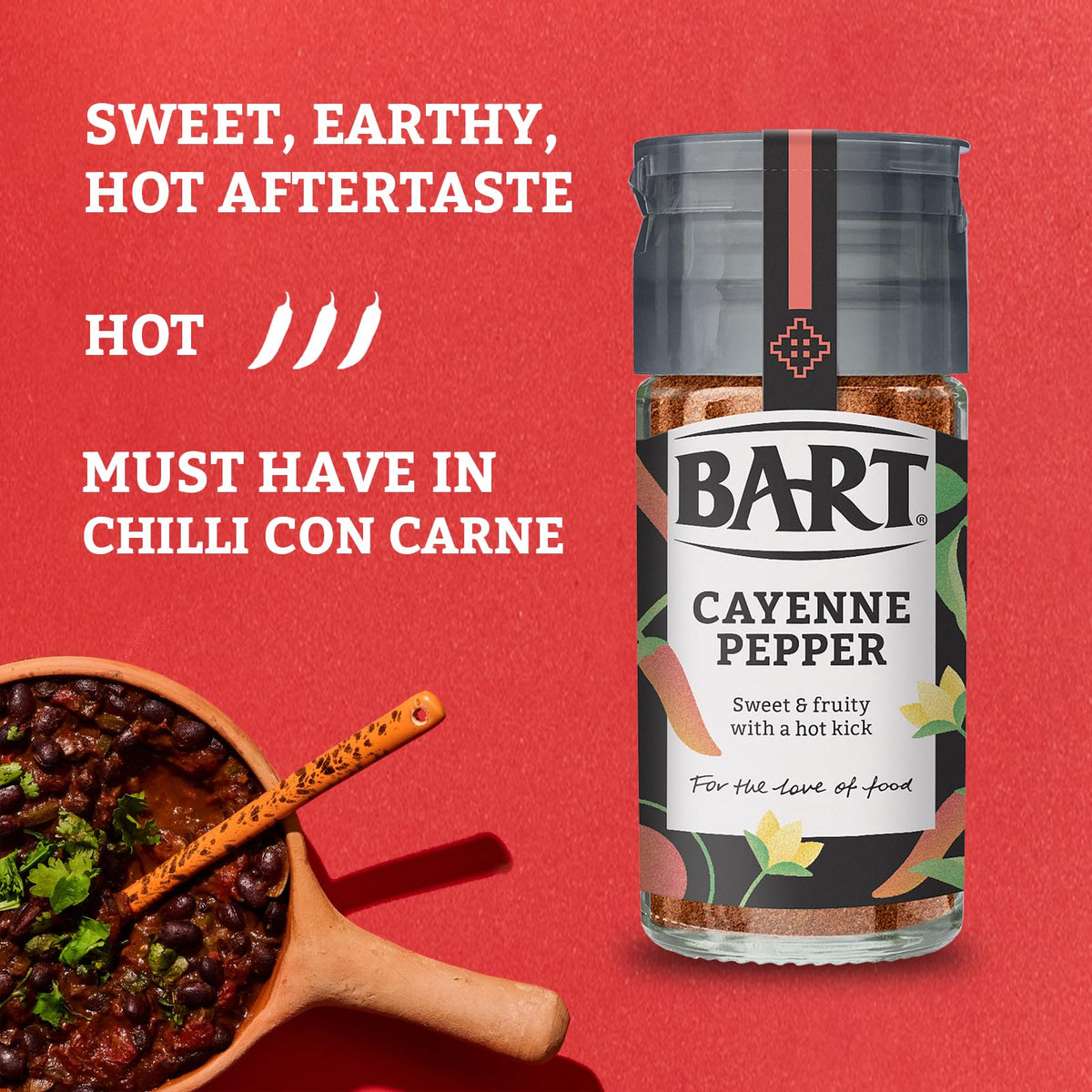BART Latin American Spice Collection - Cayenne Pepper, Chilli Flakes, Sweet Smoked Paprika, Mild Chilli Powder, Hot Chilli Powder, Fajita Spice Blend 9
