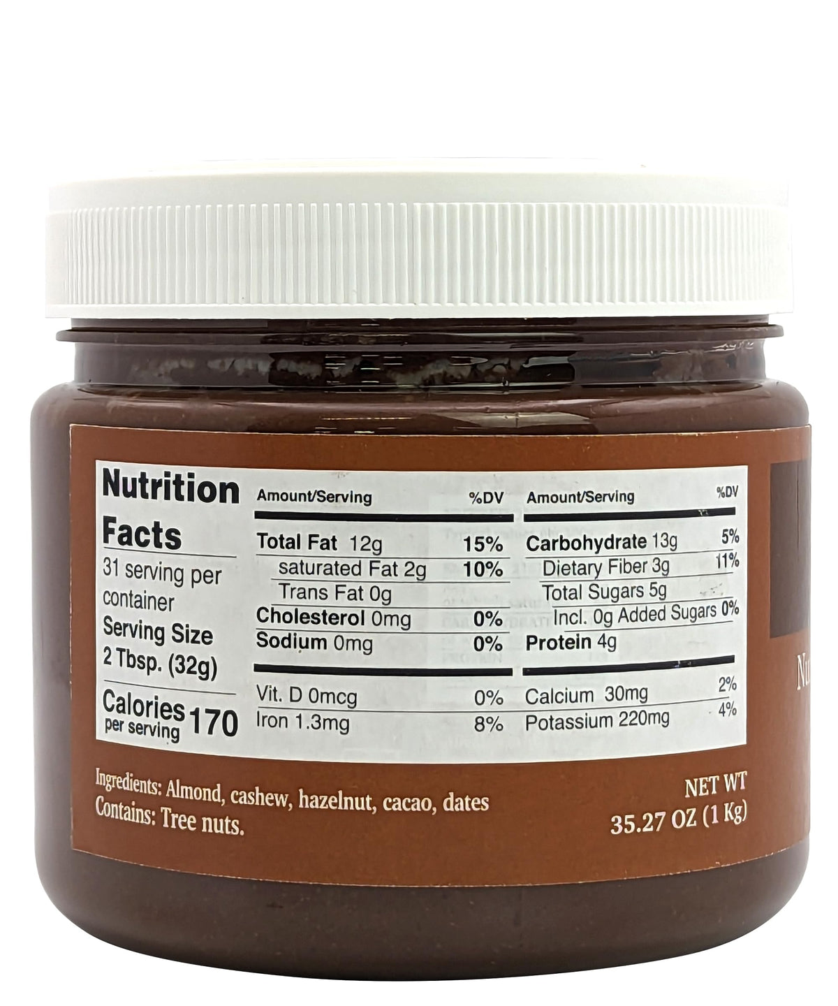 Nutural World Smooth Nutty Chocolate Spread - 1kg | Vegan | Sugar-Free 2