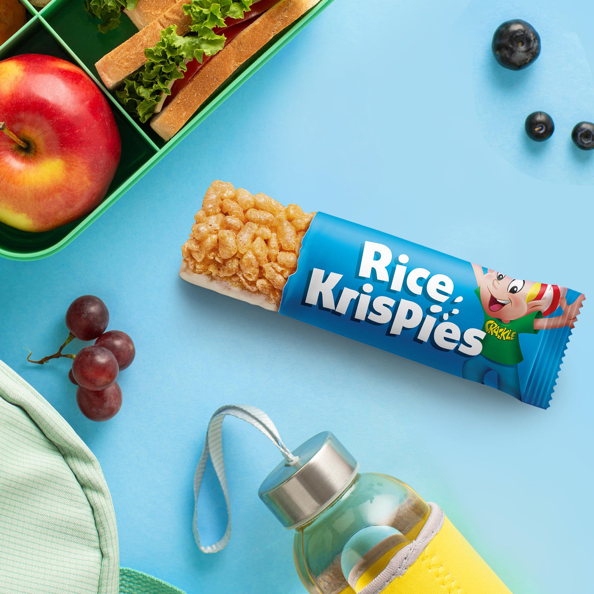 Kellogg's Rice Krispies Breakfast Cereal Bars - 5.1g Protein | Vegetarian | Halal 3
