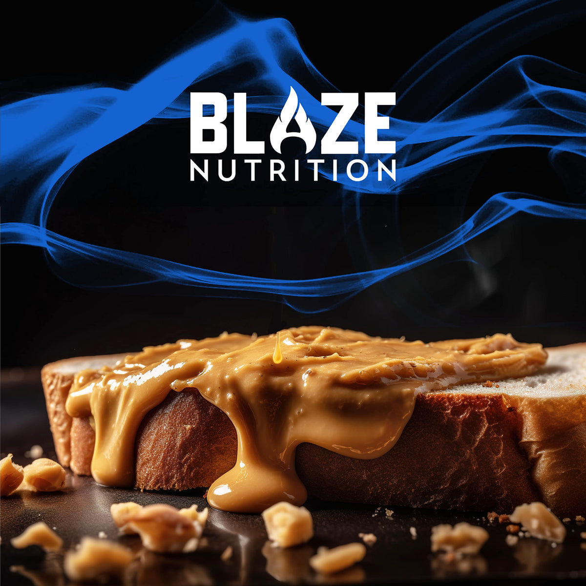 Blaze Nutrition Smooth Peanut Butter - 30% Protein | 1kg | 100% Roasted Peanuts 6