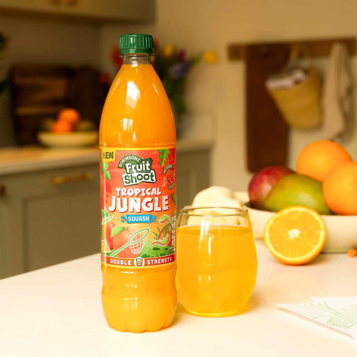FRUIT SHOOT Tropical Jungle Orange & Mango Double Strength Squash - 750ml (Pack of 2) 3