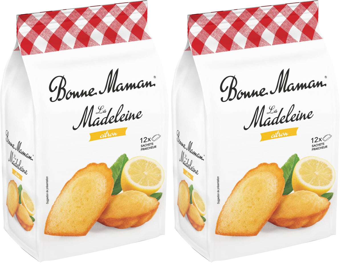 Bonne Maman Original French Lemon Madeleines - Pack of 2 (600g)