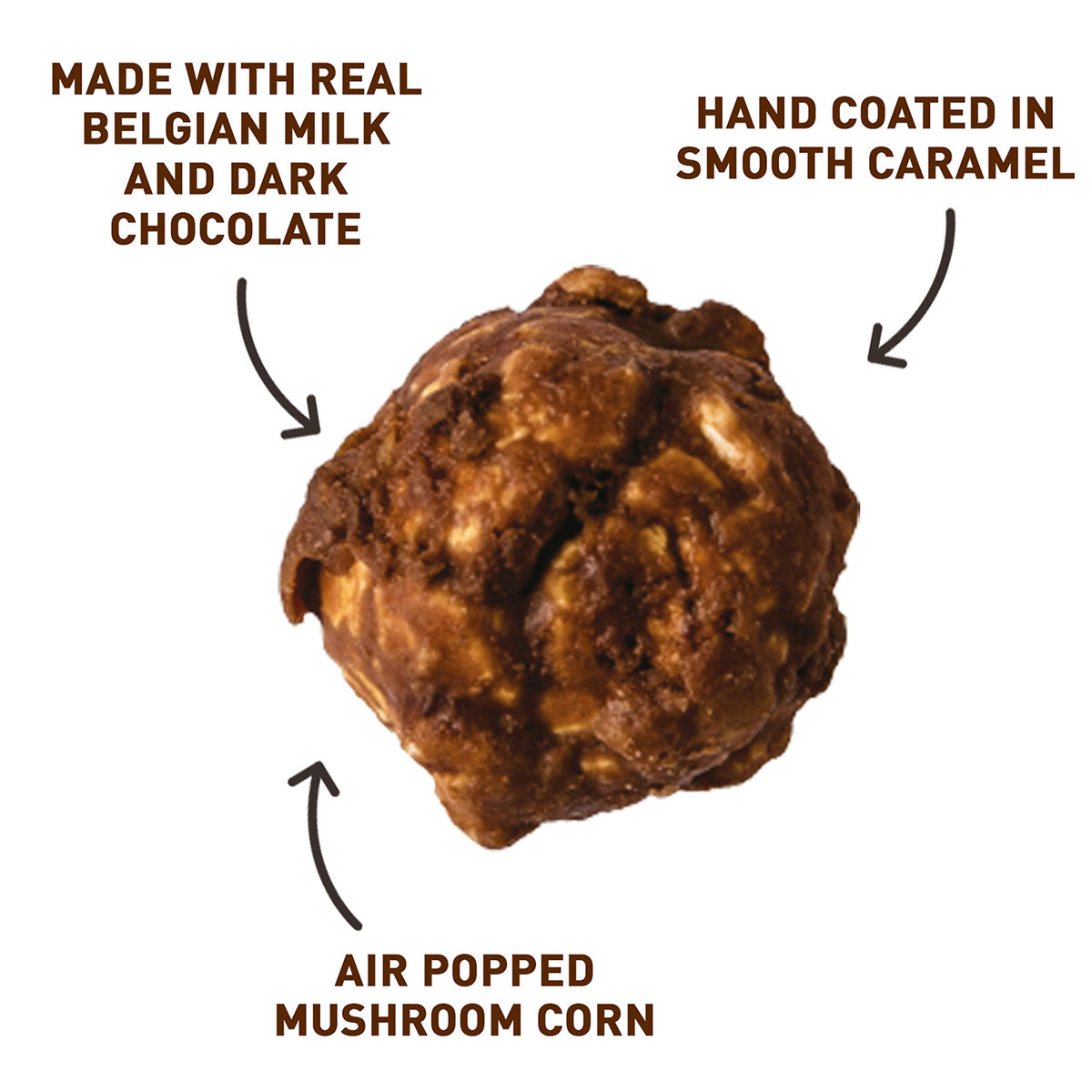 Joe & Seph's Double Chocolate Popcorn - Gourmet Air-Popped Snack | 4 x 80g Bags 4