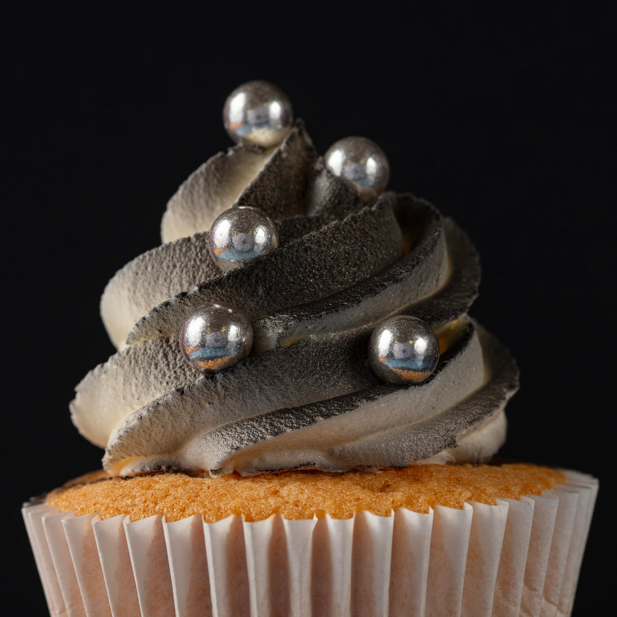 PME Silver Sugar Pearls - Edible Cake Decorations | 8mm Diameter | 25g 6