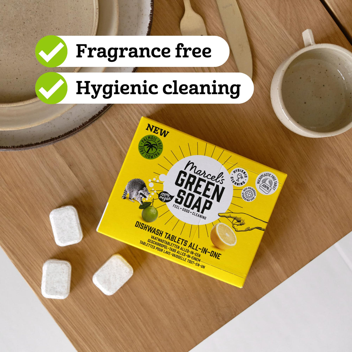 Marcel's Green Soap All-in-One Dishwasher Tablets - Eco-Friendly Cleaning | 25 Count (Pack of 2) 6