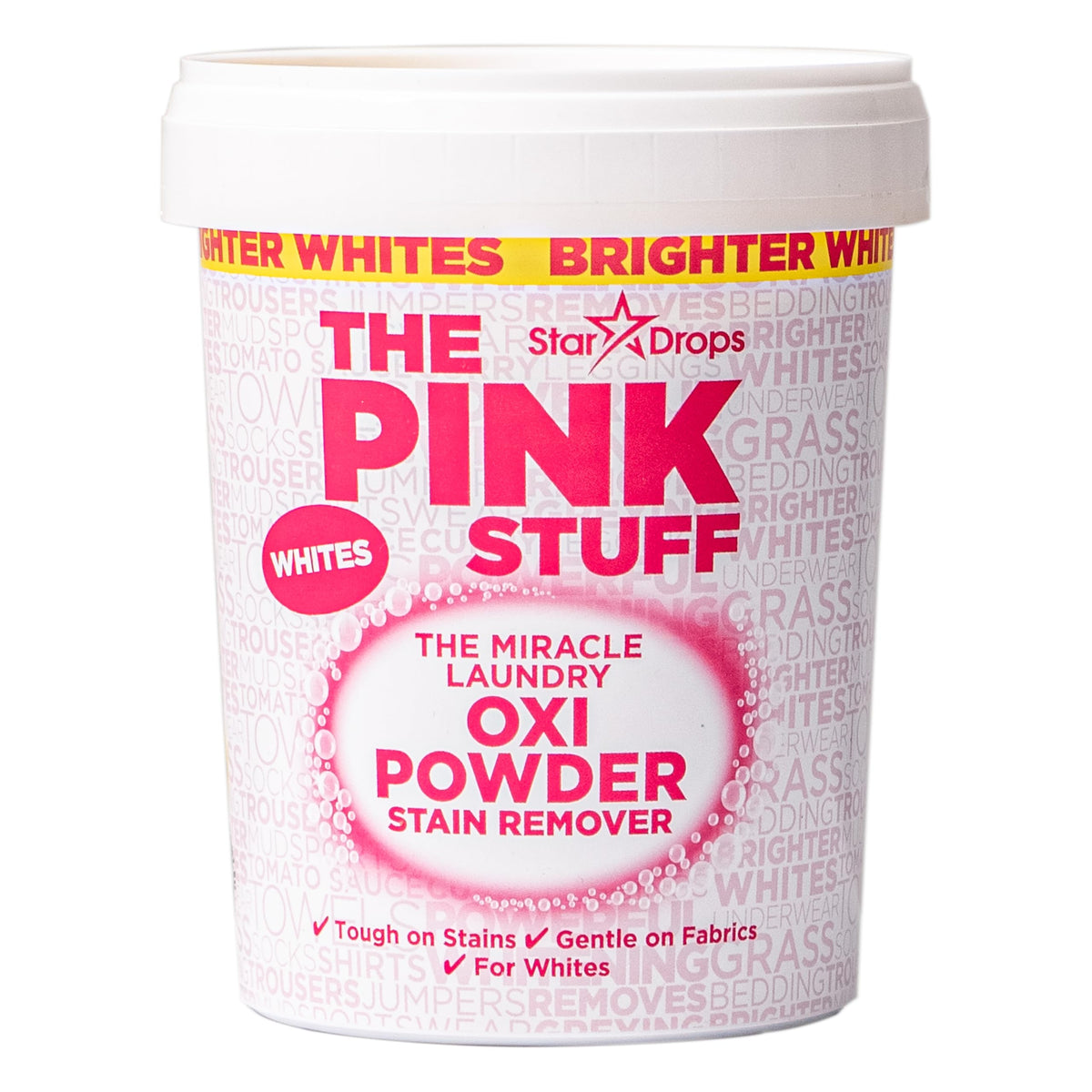 THE PINK STUFF Miracle Laundry Oxi Powder - Stain Removal for Whites | 1kg