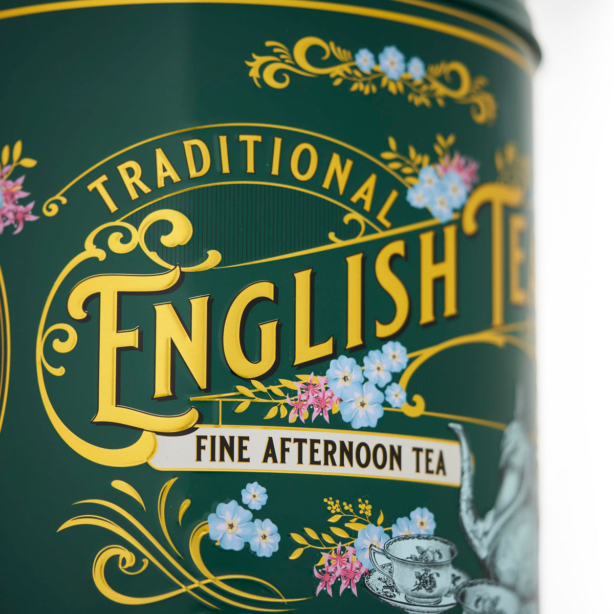 New English Teas Vintage Victorian Tea Tin - 240 English Afternoon Teabags | Bottle Green | 330g 8