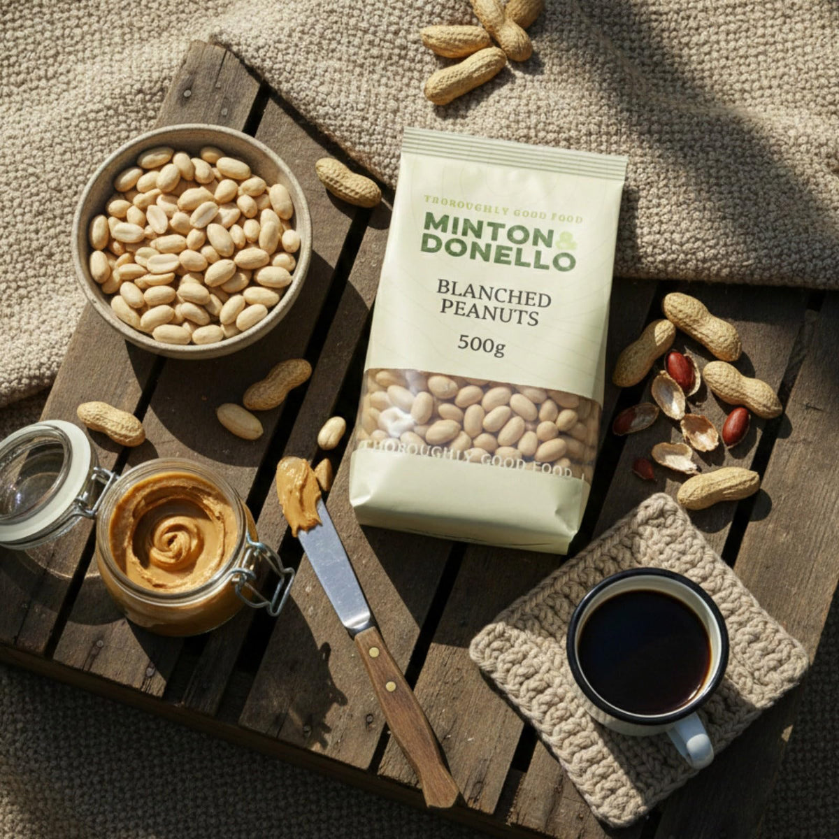 Minton & Donello Organic Whole Macadamia Nuts - 6 x 250g Bags | Naturally High in Healthy Fats | Certified Organic