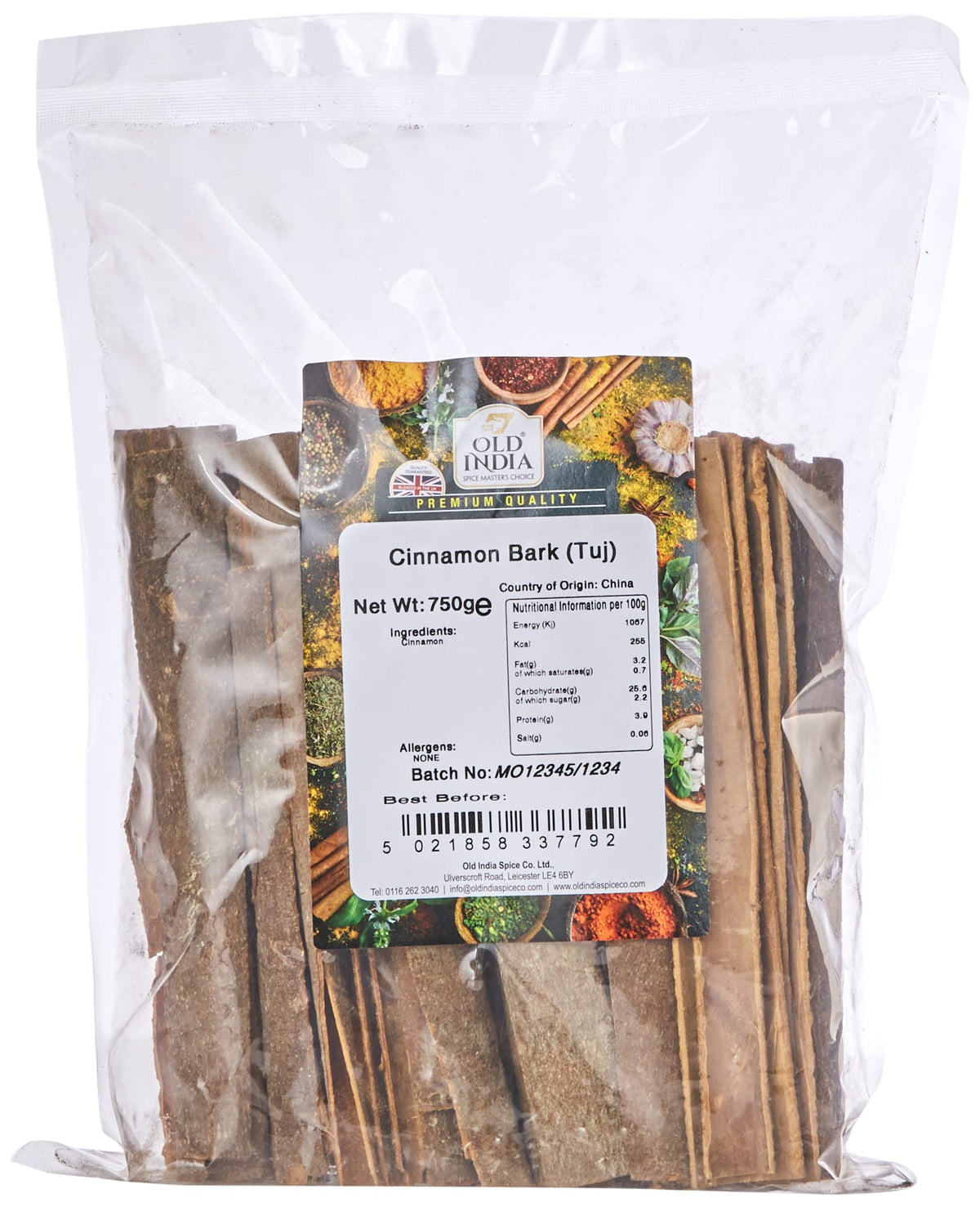 Old India Cinnamon Bark (Tuj) - 750g Whole Spices 2