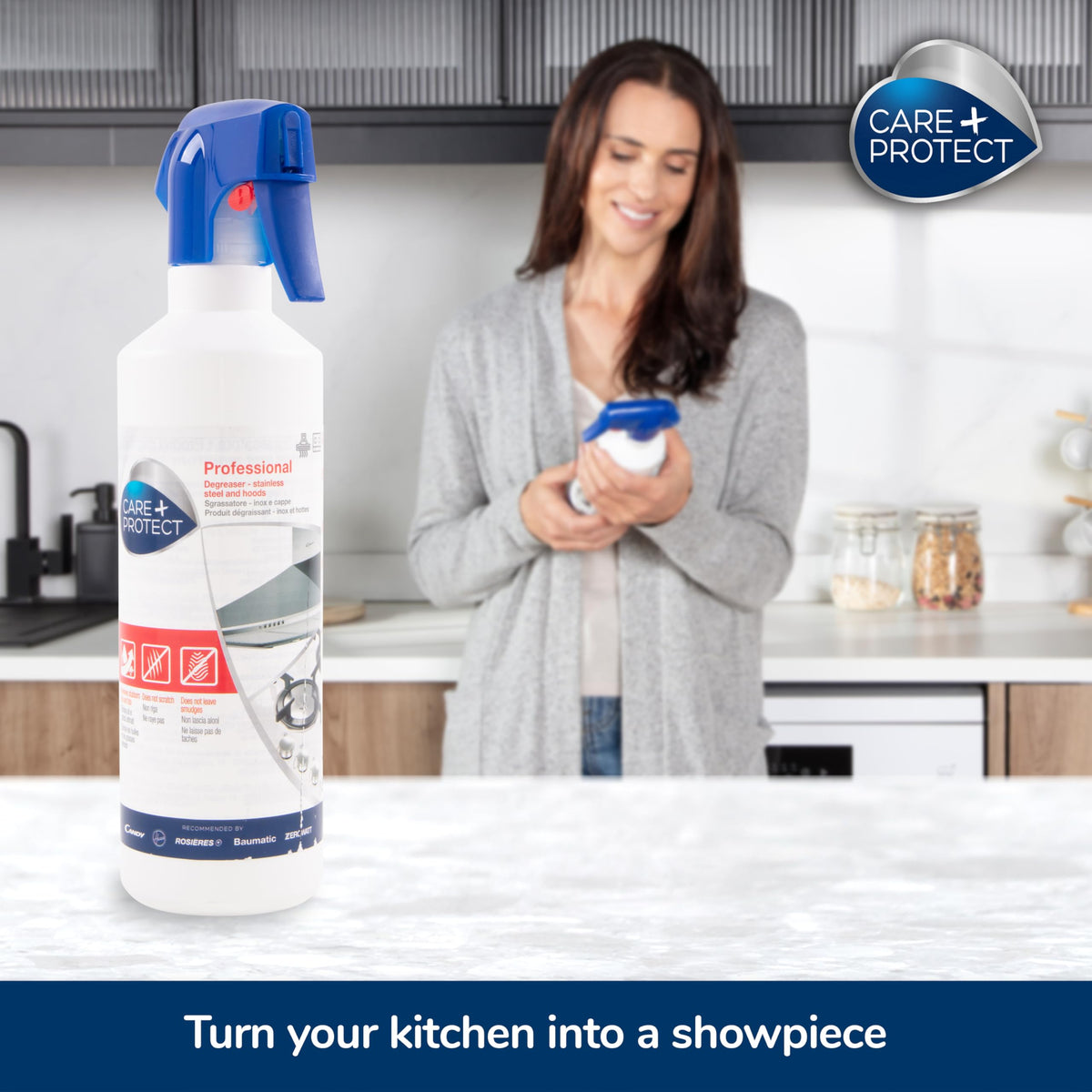 CARE + PROTECT Degreaser Spray - Streak Free, Unscented | 500 ml 6