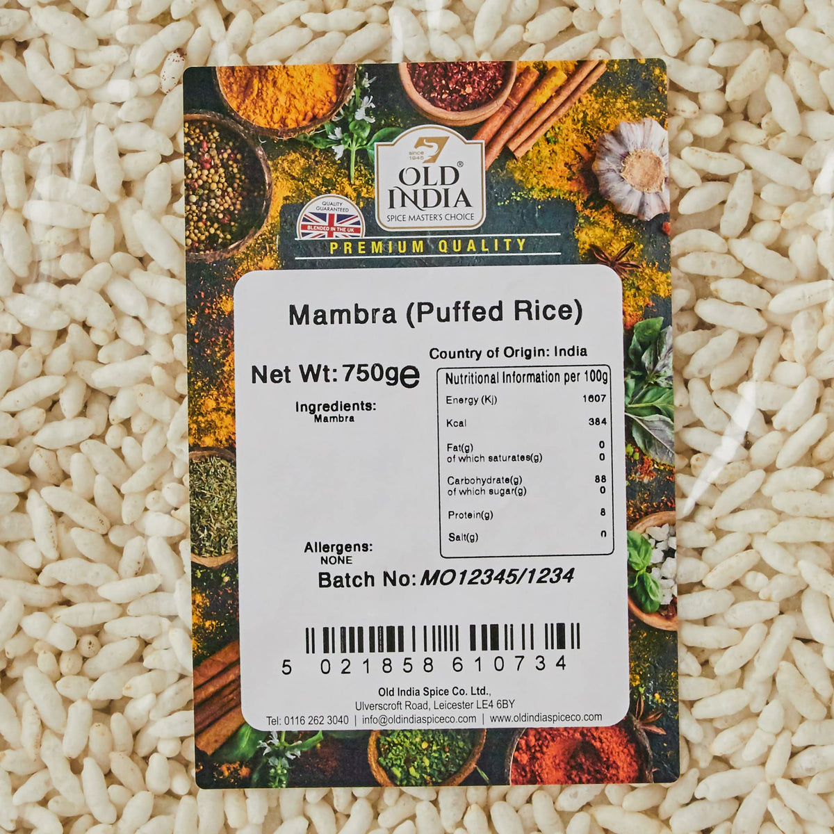 Old India Mambra (Puffed Rice) - 750g