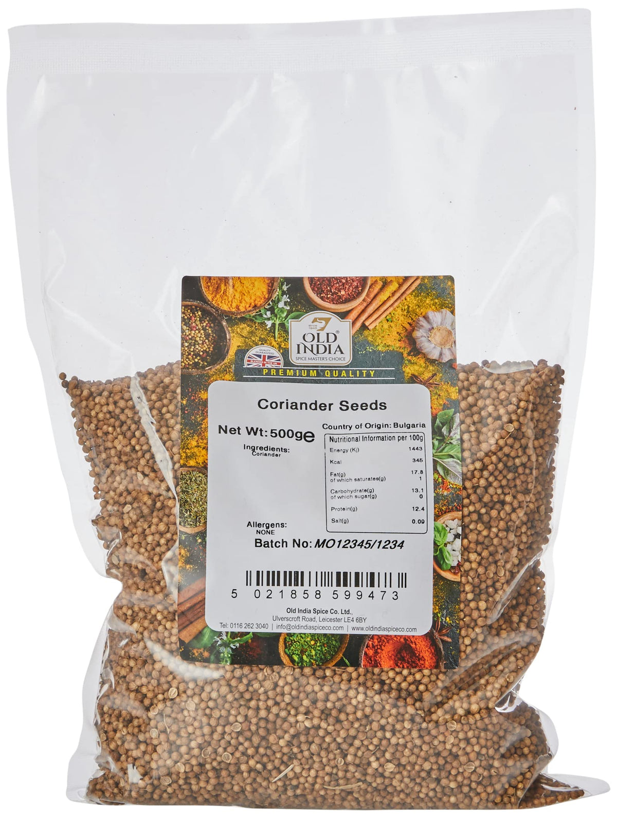 Old India Coriander Seeds - 100% Natural, Additive-Free | 500g 1