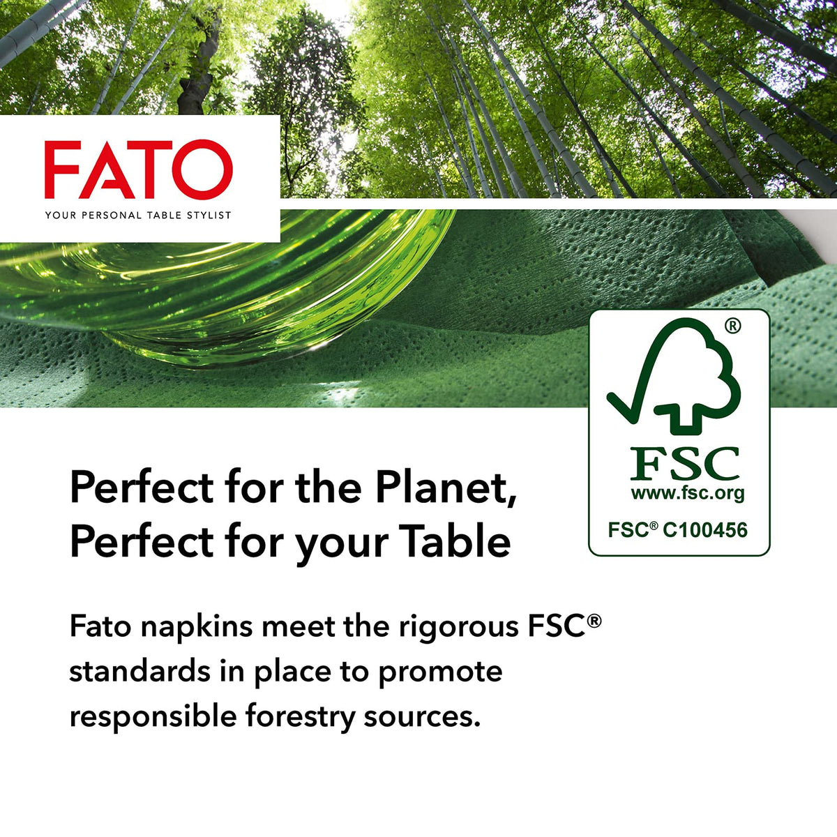 FATO Paper Napkins - 2 Ply Yellow, 50 Pieces, 33 x 33 cm 5