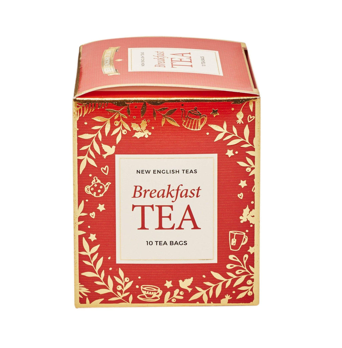 New English Teas Christmas Box - 10 English Breakfast Teabags | Red Carton | 20g 1