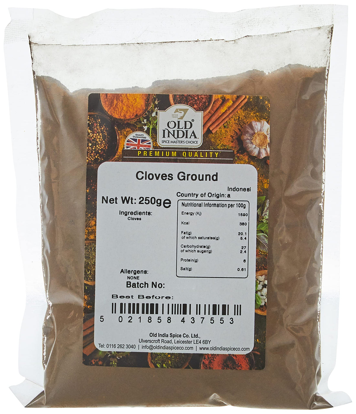 Old India Ground Cloves - 250g 1