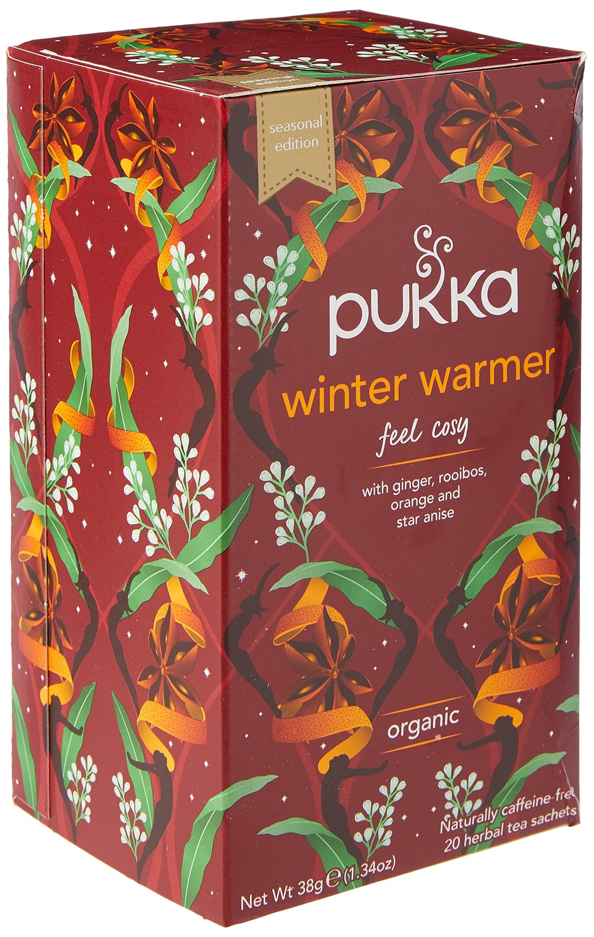 Pukka Herbs Winter Warmer Organic Herbal Tea - 80 Count (4 x 20 Tea Bags) 4