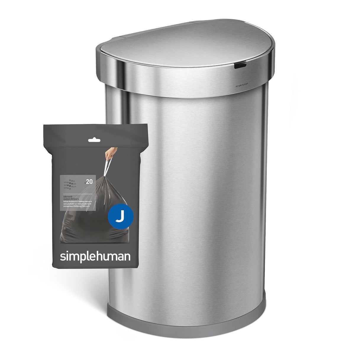 simplehuman Code J Odorsorb Bin Liners - 40 Count | 30 Litre Capacity | Unscented 5