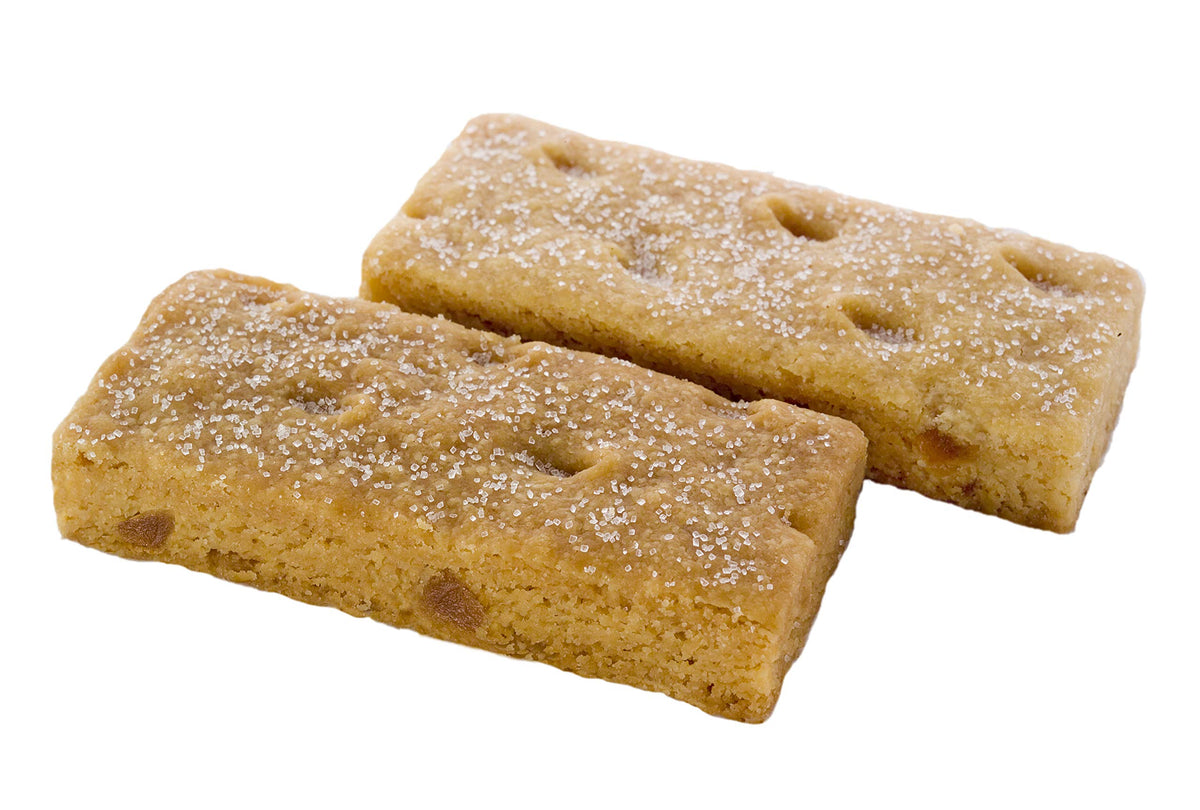 Shortbread House of Edinburgh - Handmade Stem Ginger Shortbread Fingers | 340g | Pack of 2