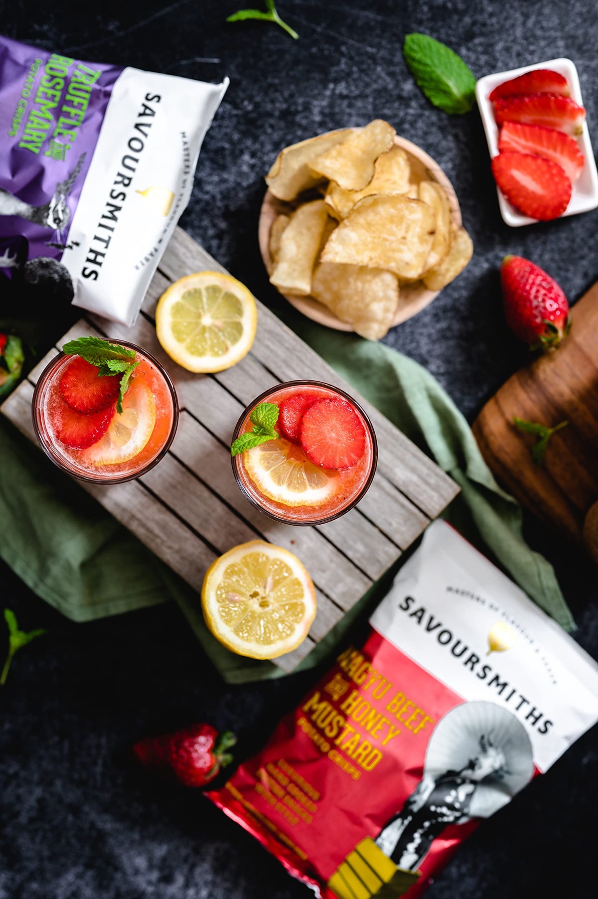 SAVOURSMITHS Wagyu Beef with Honey Mustard Luxury English Potato Crisps - Pack of 24 6