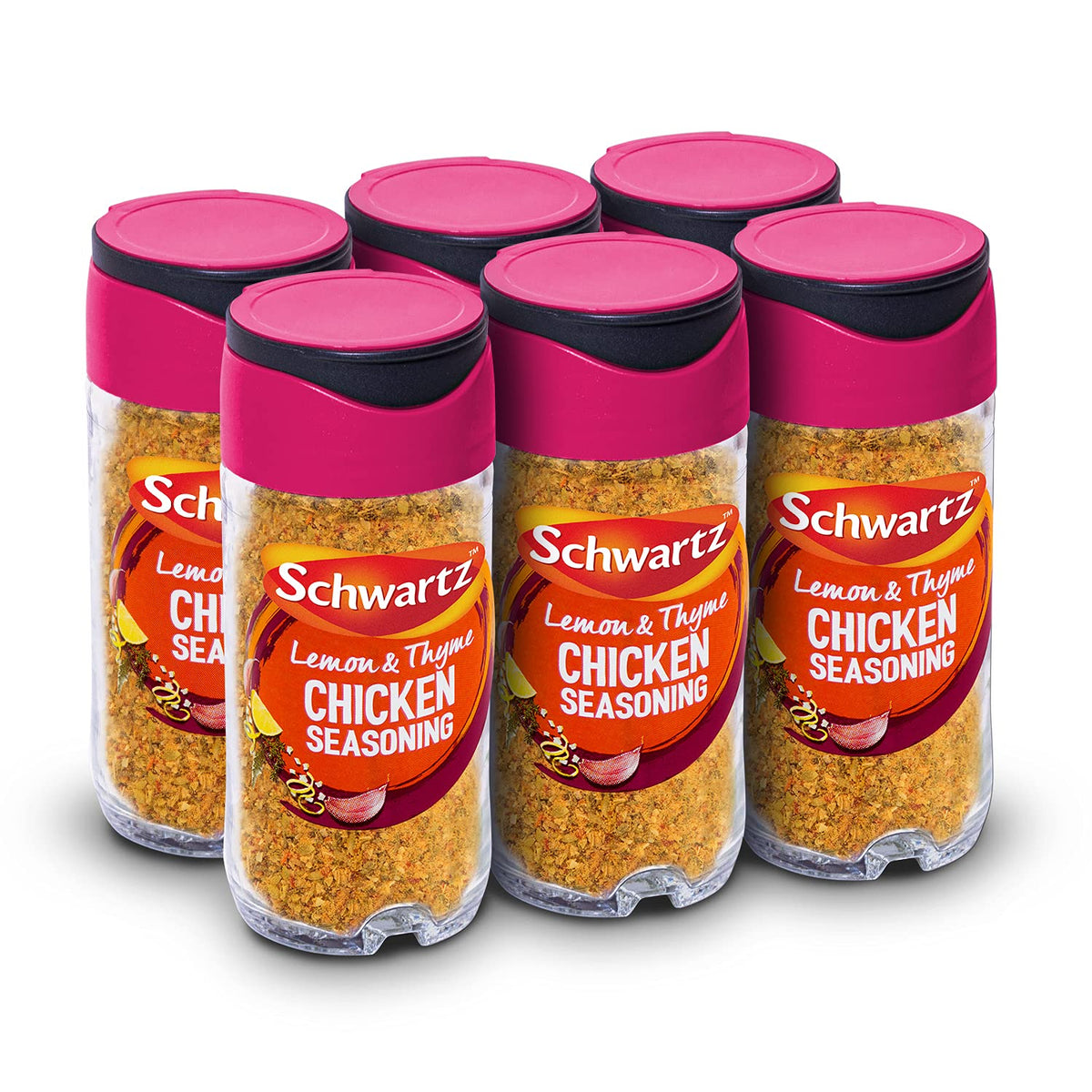 Schwartz Lemon and Thyme Chicken Seasoning - 43g Jar (Pack of 6)