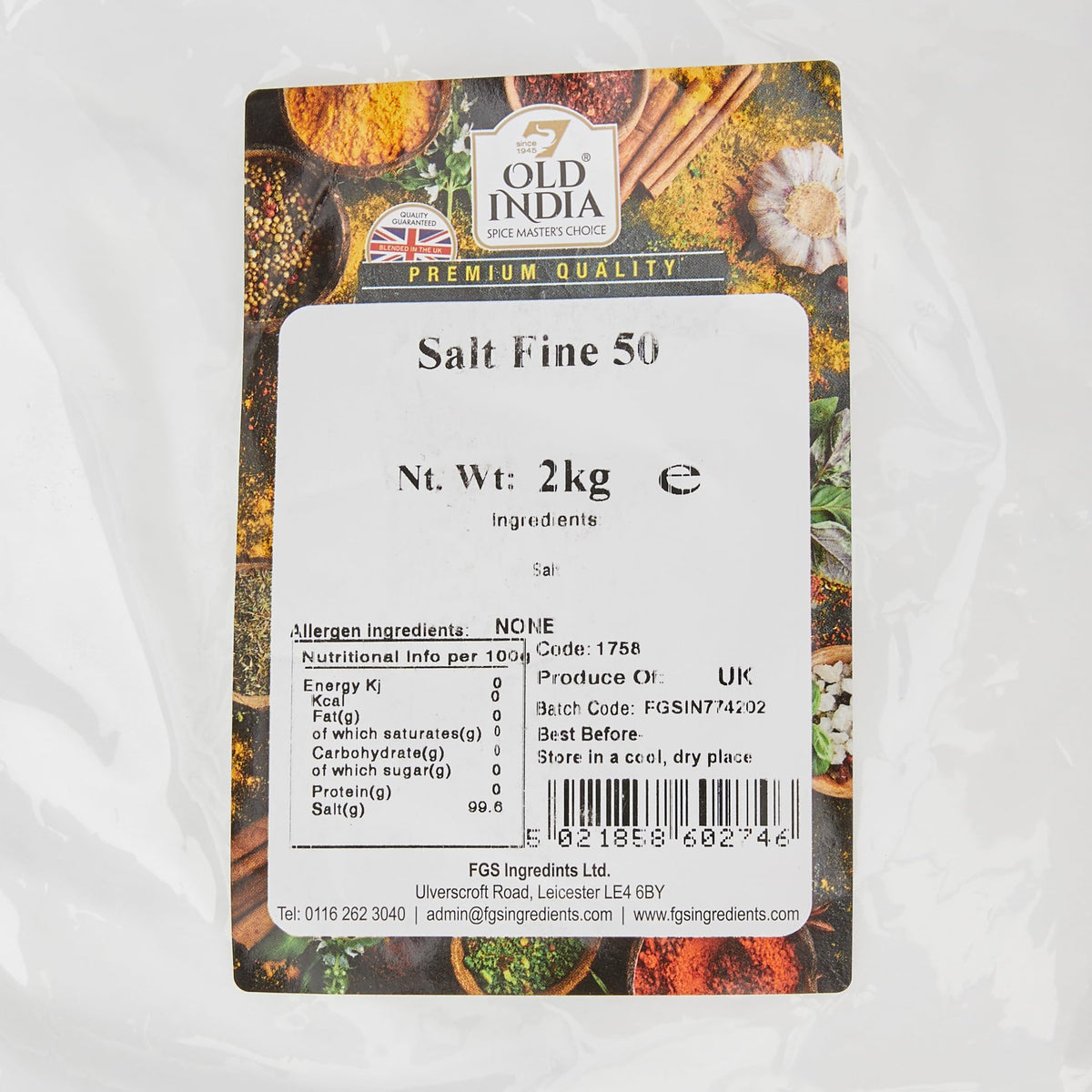 Old India Fine Salt - 2kg 3