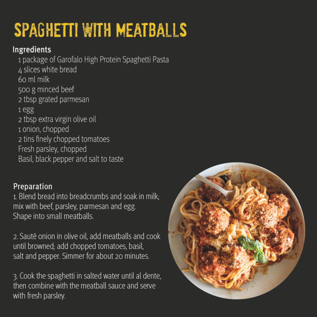 Garofalo High Protein Spaghetti Pasta - 19g Protein per 100g | 500g Pack 6