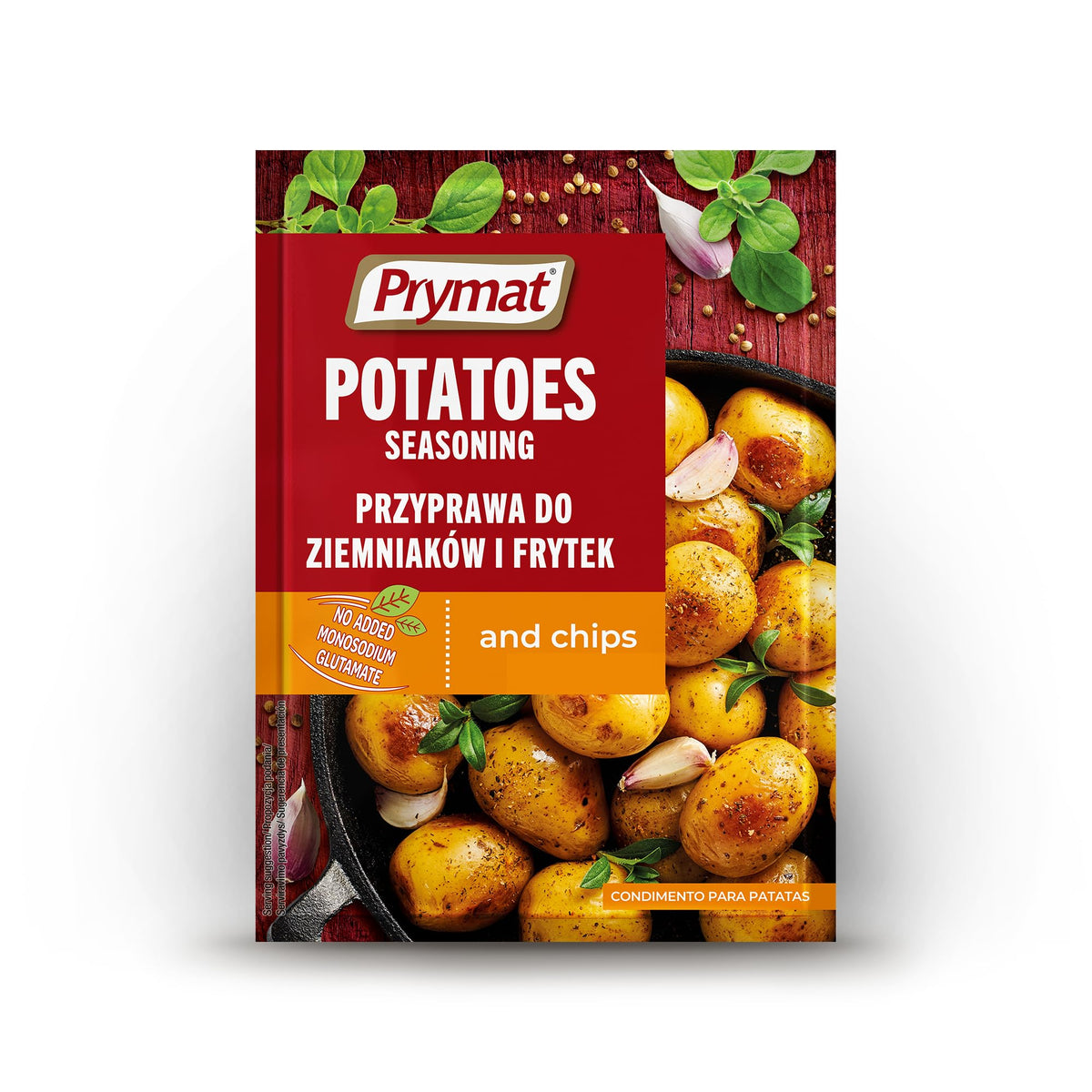 Prymat Potato & Chips Seasoning - Blend of Herbs & Spices, 25 Sachets x 25g 3