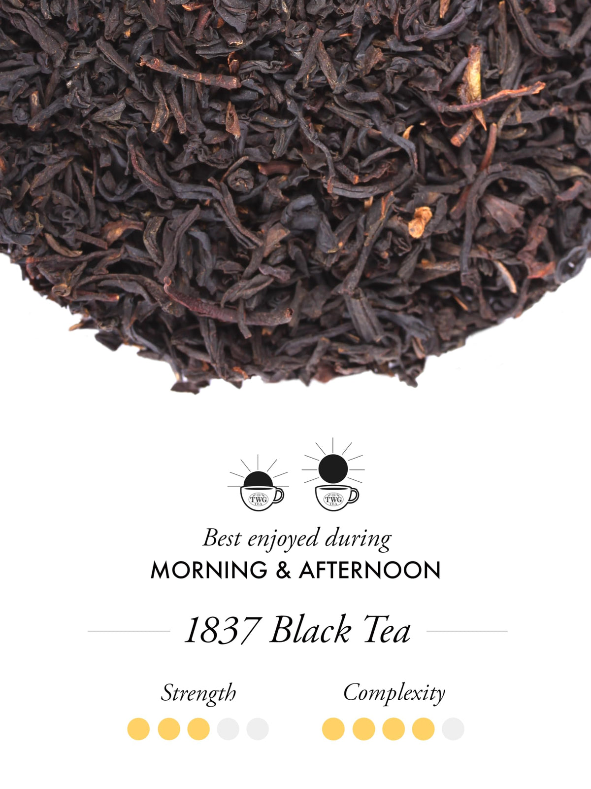 TWG Tea 1837 Black Tea - Fruits & Flowers Blend | 15 Hand-Sewn Cotton Teabags | 40g 3