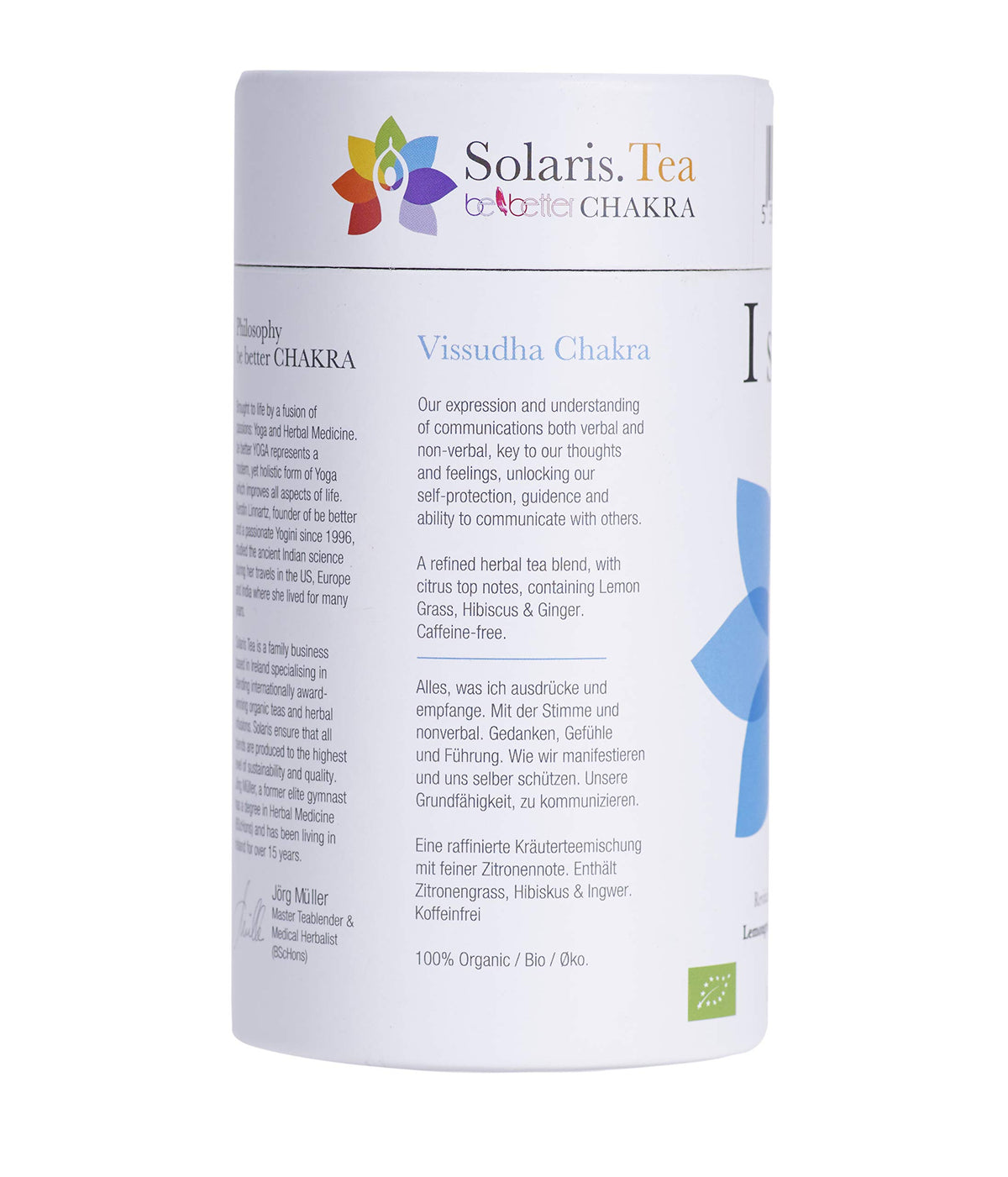 Solaris Tea I Speak Throat Chakra Herbal Tea - Caffeine-Free, Citrus Notes | 15 Biodegradable Teabags 11