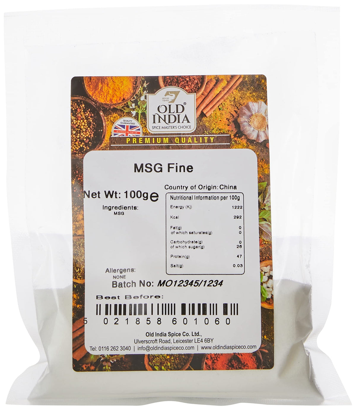 Old India MSG Seasoning Powder - 100g 1