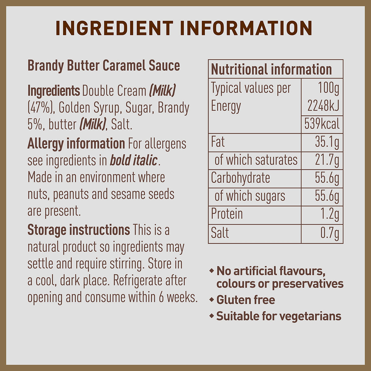 Joe & Seph's Brandy Butter Caramel Sauce - Handmade in Great Britain | 3 x 230g Jars 5