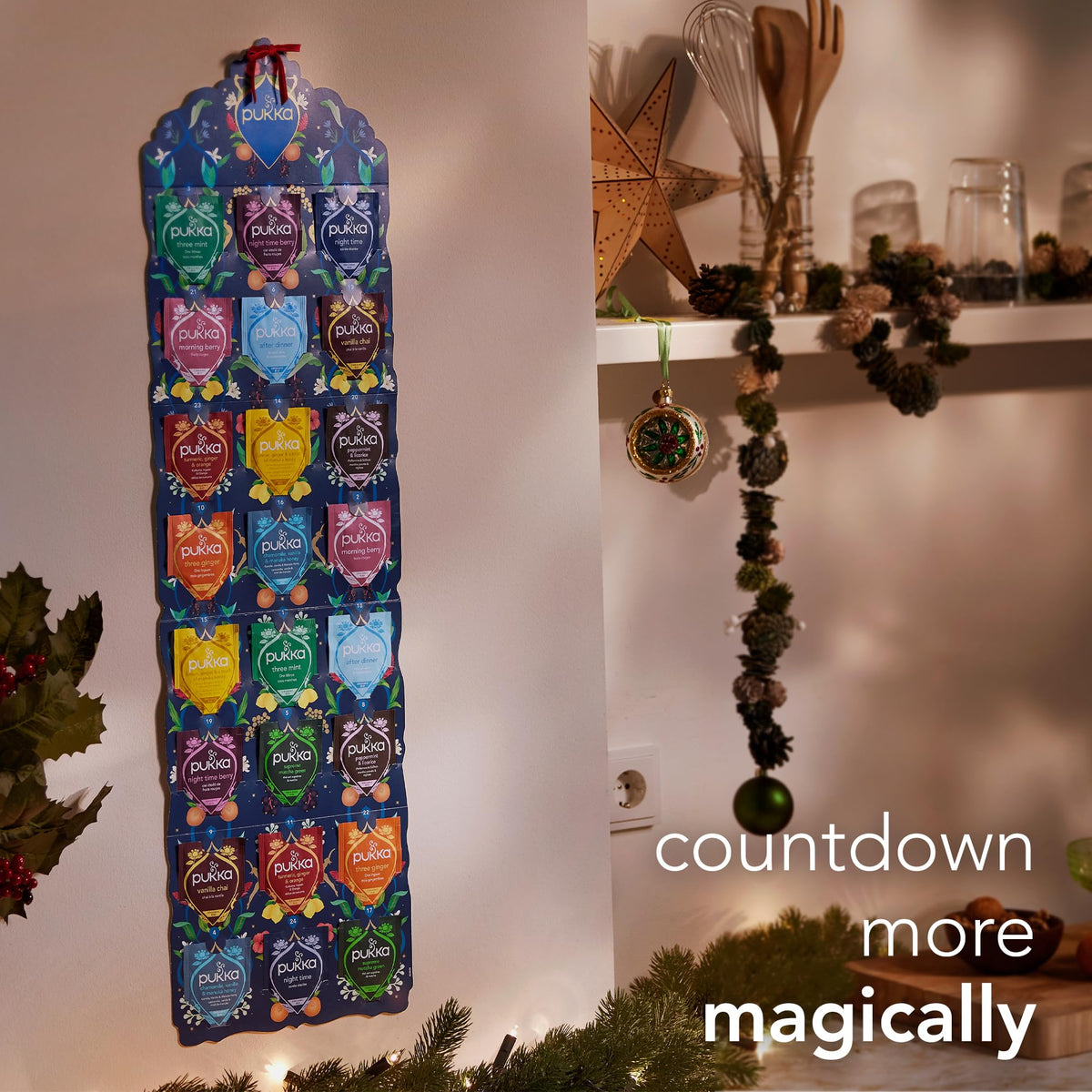Pukka Herbs Organic Tea Advent Calendar - 24 Days of Herbal Tea