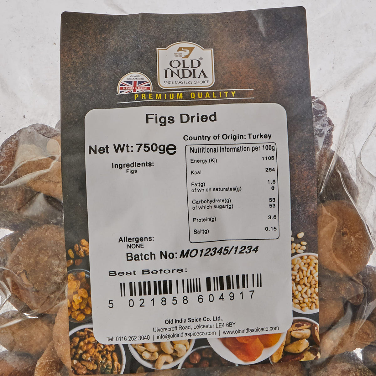 Old India Dried Figs - 100% Natural, Additive-Free | 750g 2