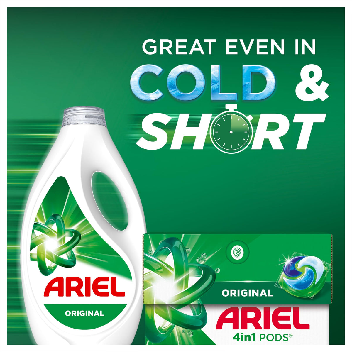 Ariel 4in1 PODS Laundry Detergent Capsules - Stain & Odour Removal, 38 Washes 6